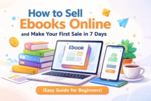 Read more about the article How to Sell Ebooks Online and Make Your First Sale in 7 Days (Easy Guide for Beginners)