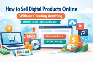 Read more about the article How to Sell Digital Products Online Without Creating Anything (Master Resell Rights Explained)