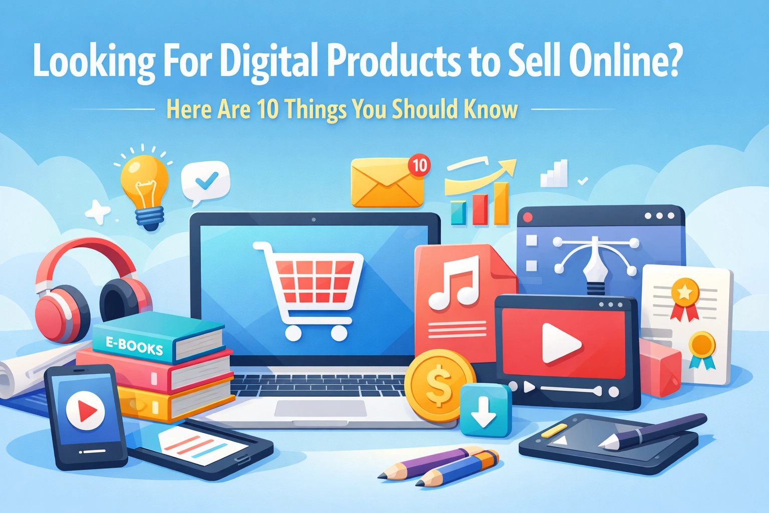 You are currently viewing Looking For Digital Products to Sell Online? Here Are 10 Things You Should Know